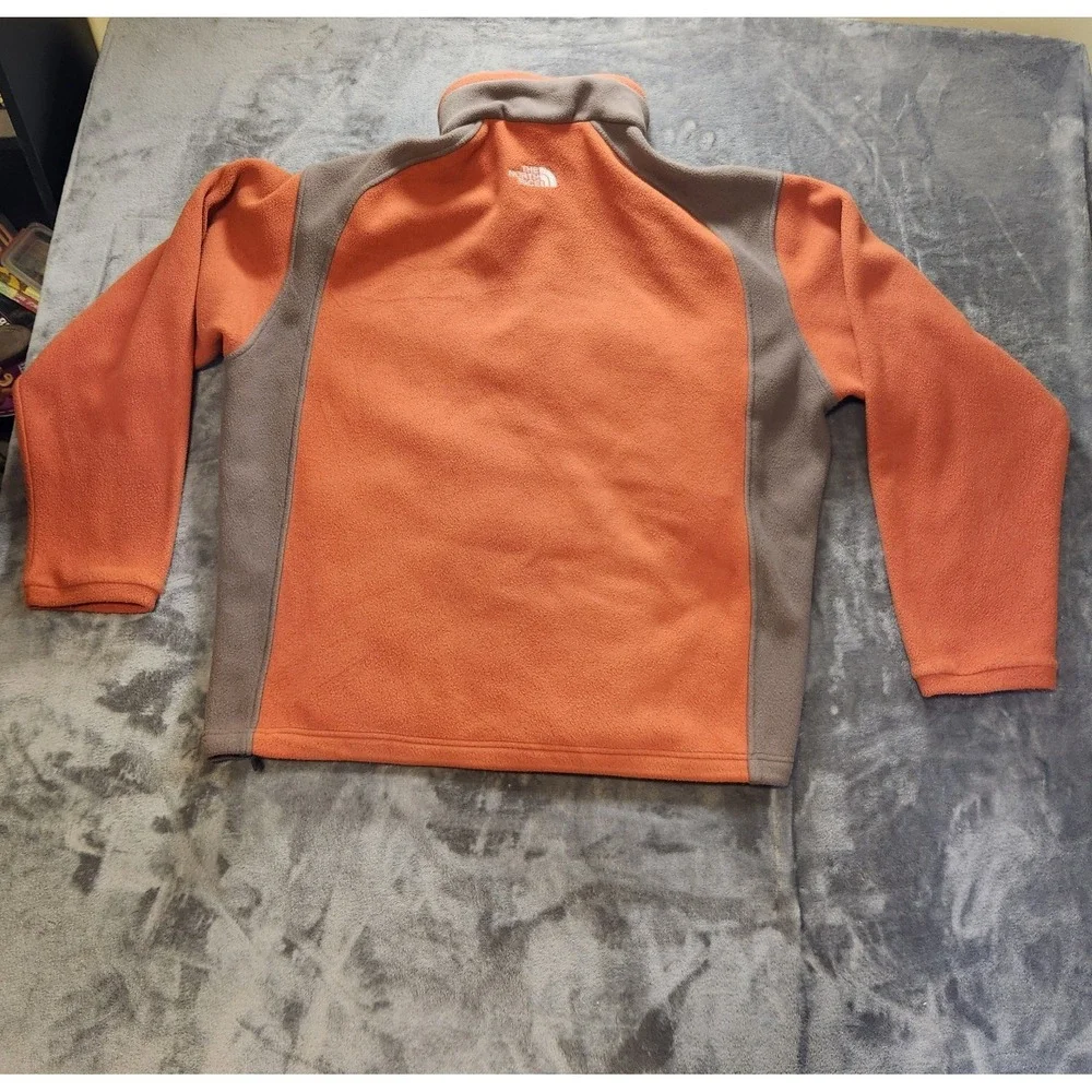 The North Face Jacket Mens XL Orange Brown Khumbu Fleece Gorpcore